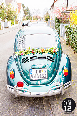 Das Hochzeitsauto!
