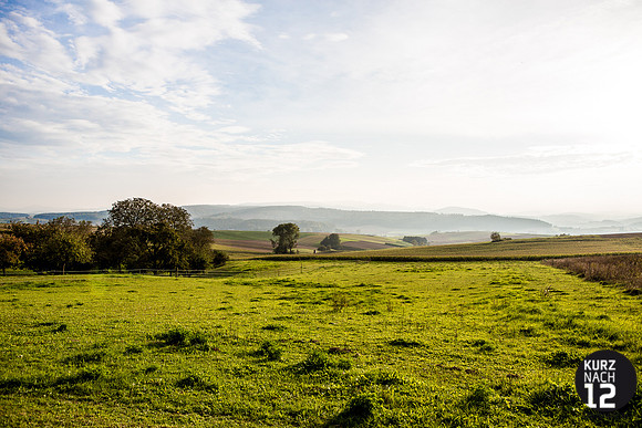 Blick von Hundertmorgen (Reinheim/Überau) über die Landschaft