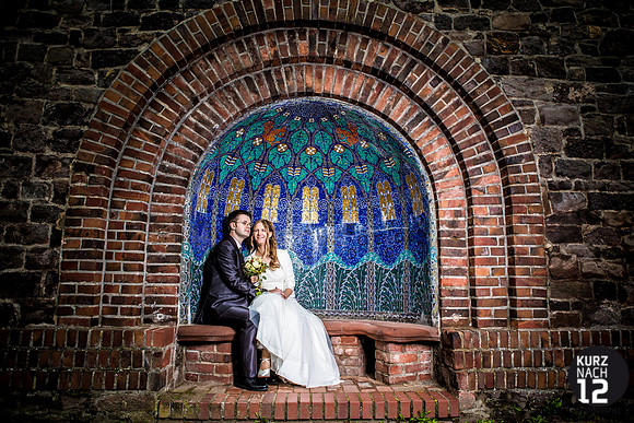 After-Wedding-Shooting auf der Mathildenhöhe in Darmstadt